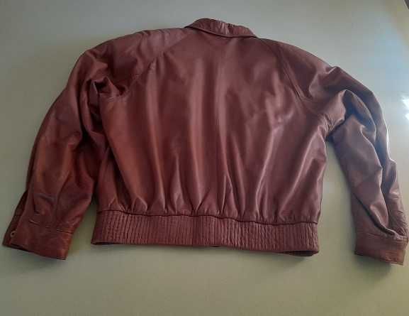 Geaca de piele naturala 48 RUFFO, made in  Italy