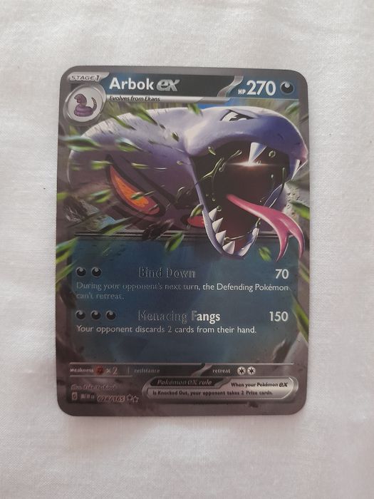 Pokemon карти- Basic Arbok ex