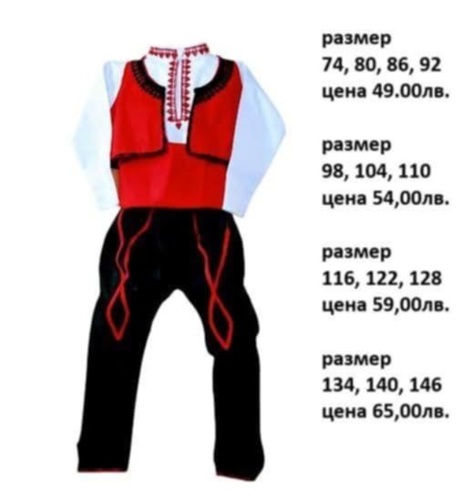 Най-красивите детски народни носии – готови за сцена!