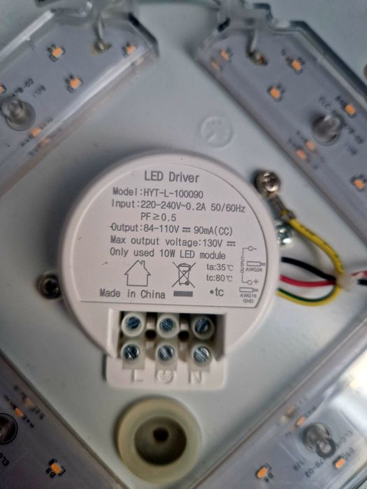 LED таванна лампа Frozen 10W