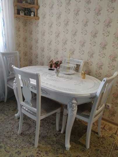 Срочно продам бу стол с стульями