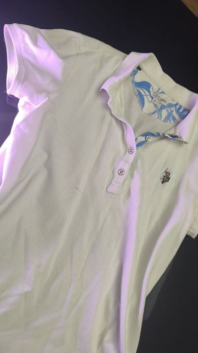 US Polo Assn - Белое поло