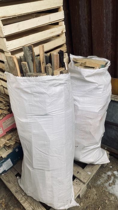 Дрова в мешках мешок 50 кг