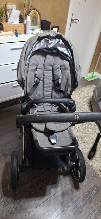 Cărucior Cybex Priam 3 în 1 Silver / Soho Grey – Cumpărat din Germania
