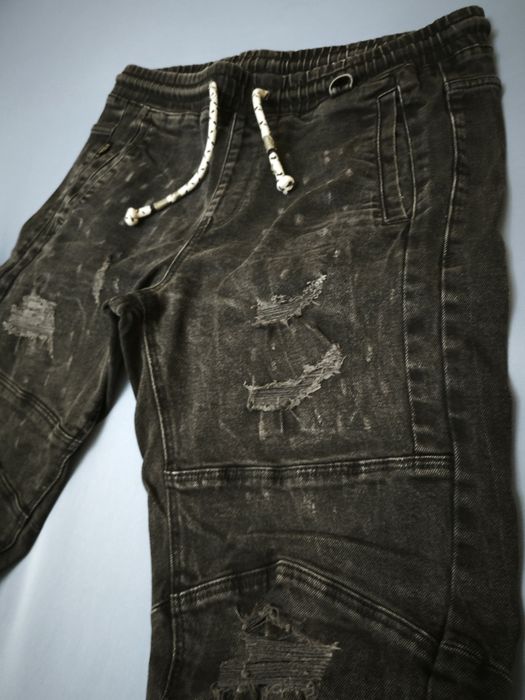 Мъжки дънки-джогър,черни,32/34