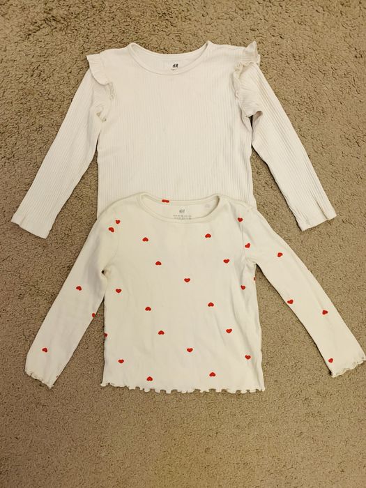 Bluze fetite marimea 98-104, H&M, impecabile