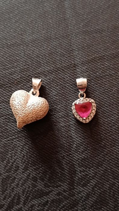 Сребърен пръстен и висулки