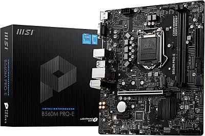 Процессор Intel Core i5 11400F (11th Gen) MB: MSI B560 Pro-E DDR4