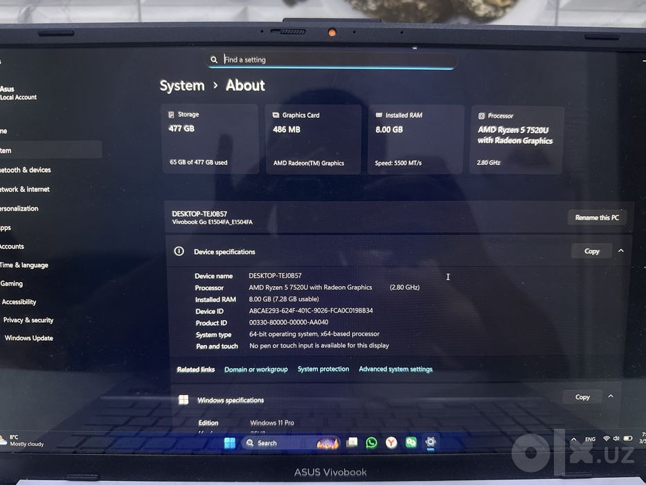 Asus Vivibook Go E1504FA