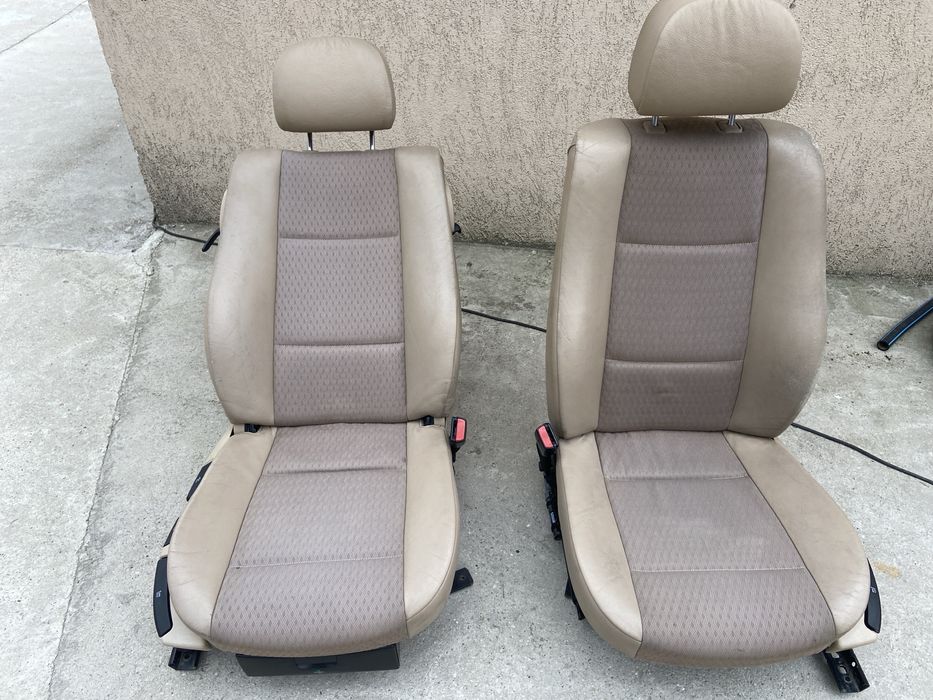 Scaune e46 coupe din piele