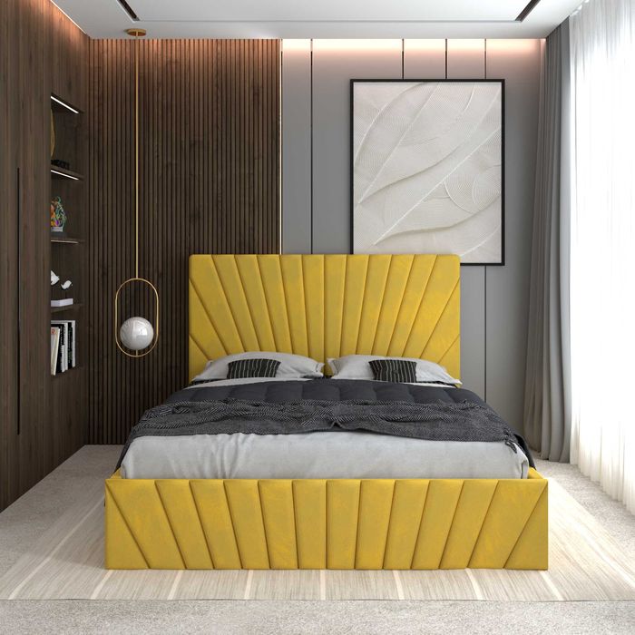 Paturi Tapitate-Mobila Dormitor-Livrare Gratuita-Pat Okafor