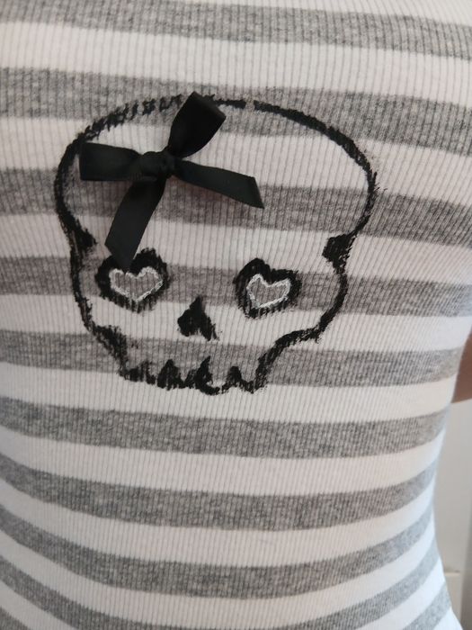 2000s y2k custom потник