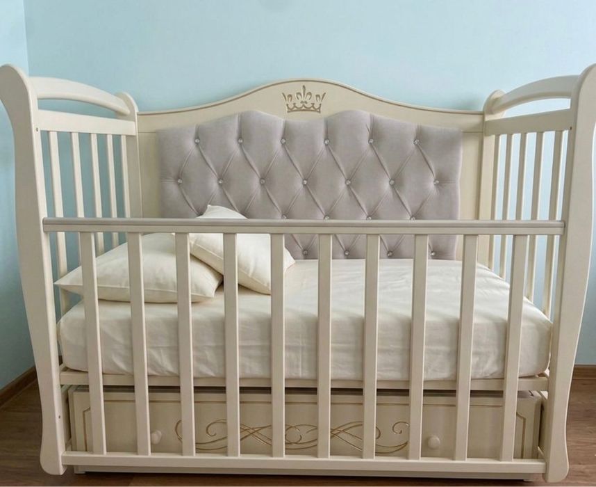 Детская жанеж с мягкой спинкой