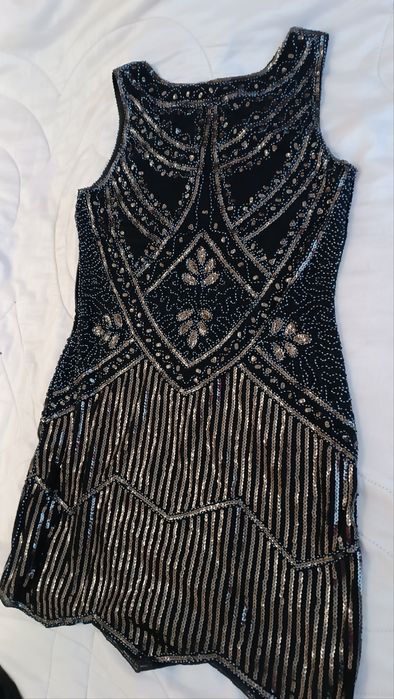 Парти рокля с пайети