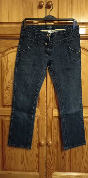 Дамски дънки, индигово сини, 7/8, Active Wear