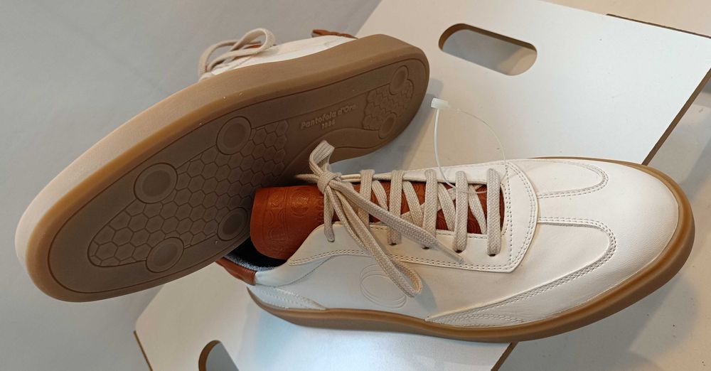 Pantofi sport casual 43 44 lucrati manual Pantofola D'Oro NOI piele