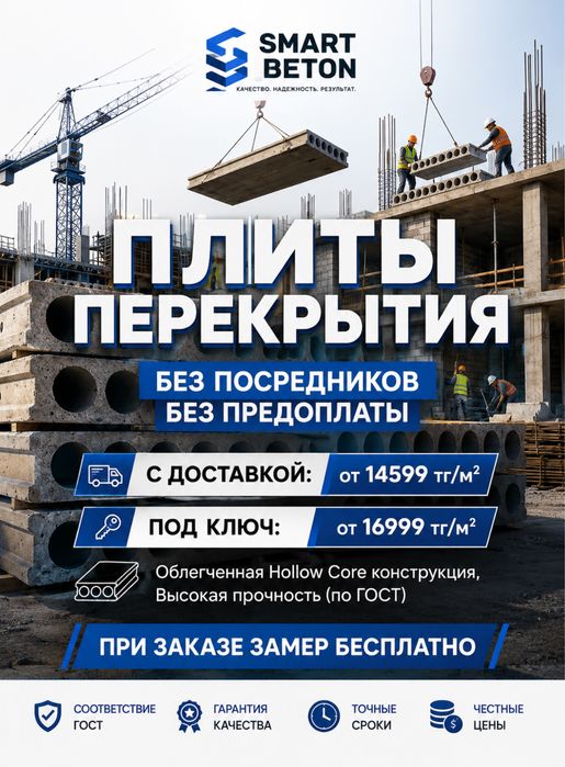 Европлита Плиты перекрытия