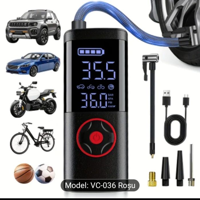 Compresor auto cu acumulator