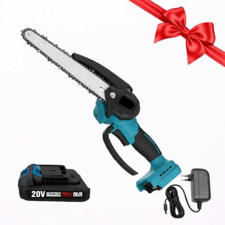 Pachet Mini drujbă pe acumulator WAINER M7 cu rezervor ulei lama/lant