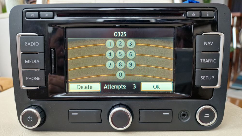 VW RNS 315 Bluetooth  + Harti Full + Cod Pin + Antena GPS !