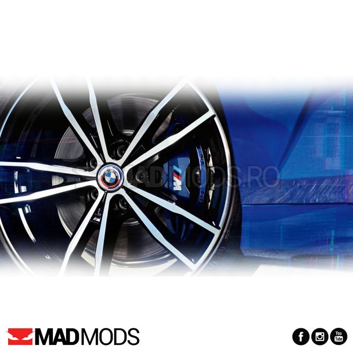 Set 4 capacele aniversare jante BMW 68mm | 56mm Seria 1 2 3 4 5 6 7 8