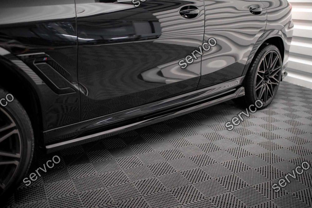 Praguri Bmw X6 M F96 G06 M Pachet 2020- v1 - Maxton Design