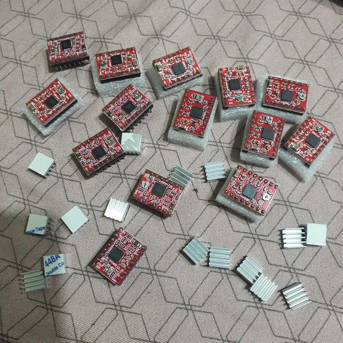 CNC-Drivere motoare cu radiator-14 buc-Comanda stepper-Imprimanta 3D