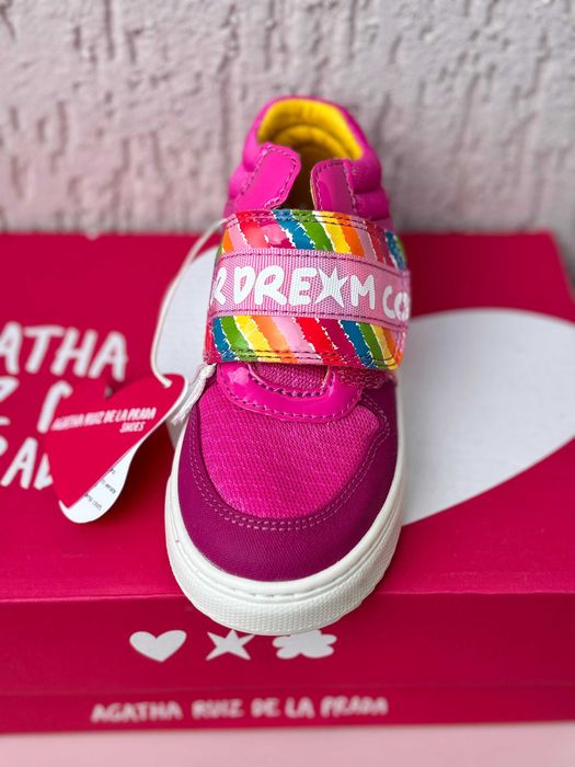 Sneakers fetițe Agatha Ruiz de la Prada noi, mărimea 25