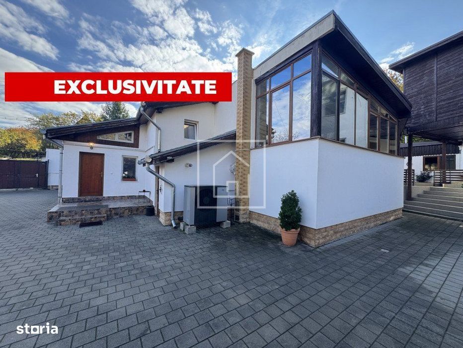 Vila exclusivista cu piscina interioara si 4362 mp curte in Sibiel