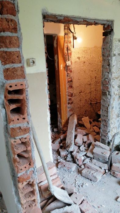 Къртене, чистене, извозване на отпадъци