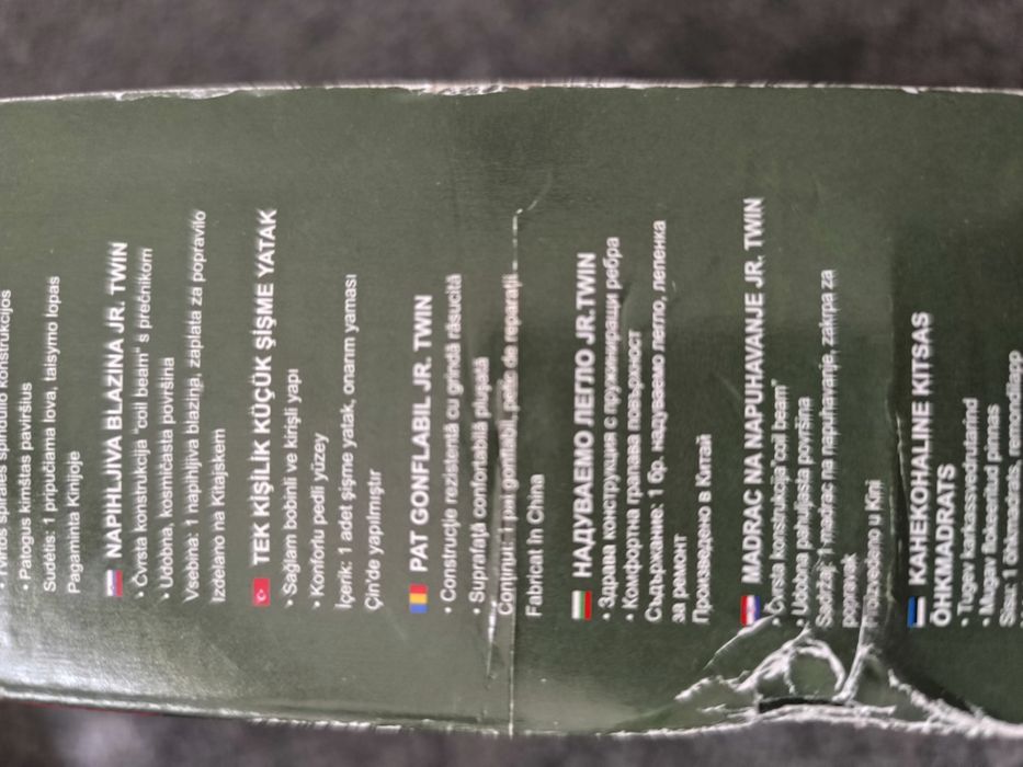 Saltea gonflabila Bestway 1,85 m × 76 cm ×22 cm