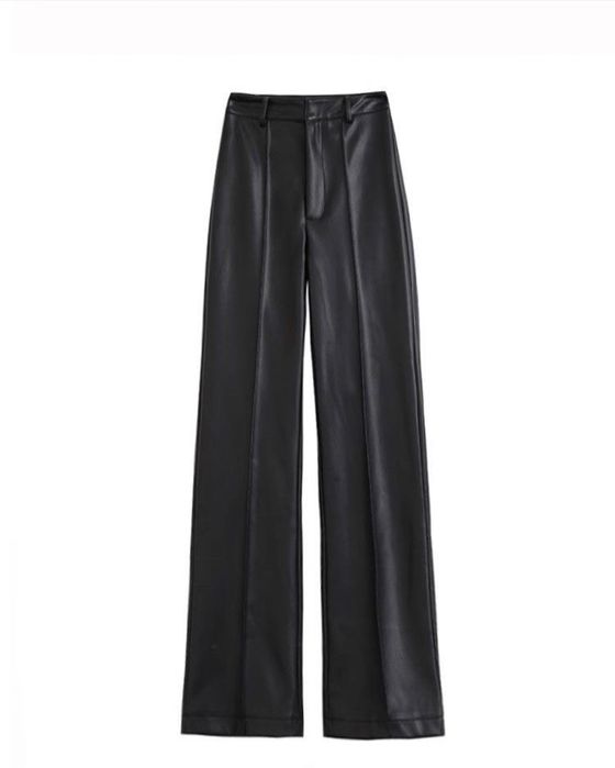 Женские кожаные брюки