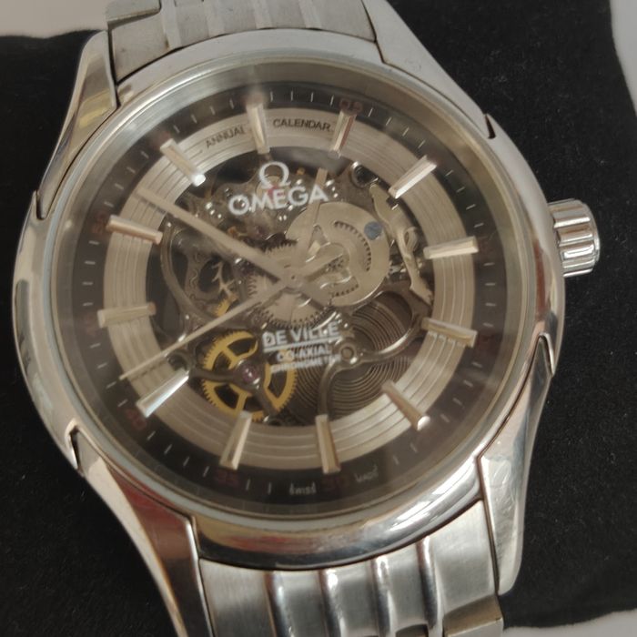 Ceas superb barbatesc Omega, curea inox - oferta