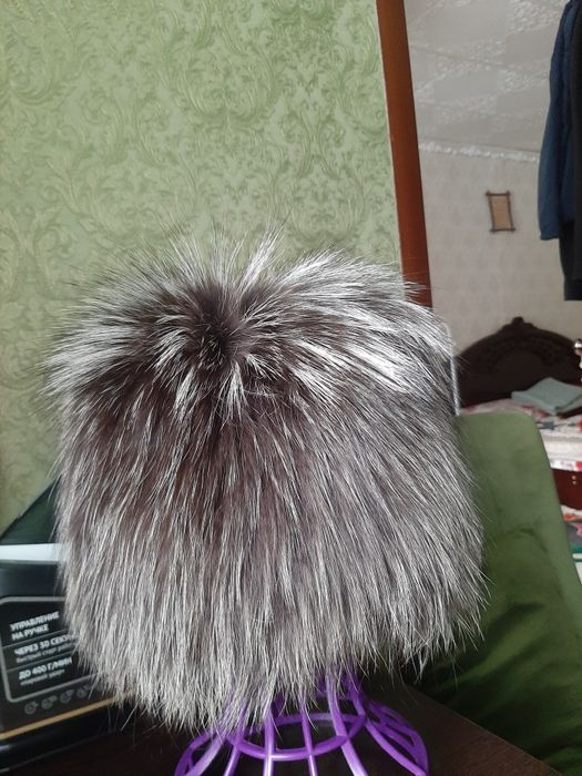 Шапка из чернобурки