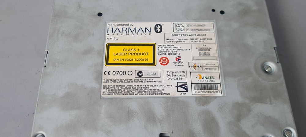 Радио медия Harman Audi Q7 2012г.