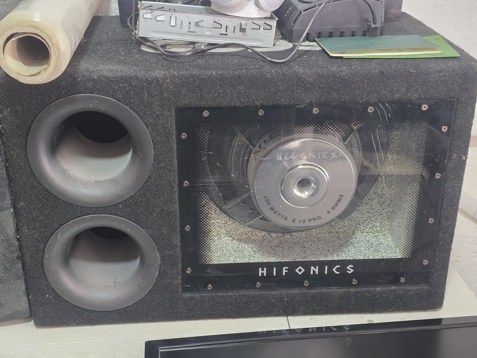 Авто субуфер Hifonics 12 + Hifonics Zeuz ZXI  субуфер и усилвател