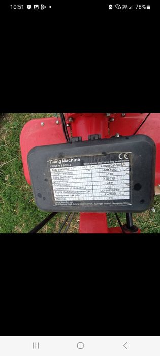 Vind motocultor cu remorca și  toate uneltele