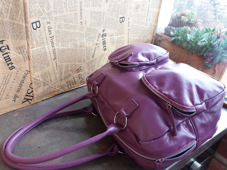 дамска чанта,лилава,цикламена,розова