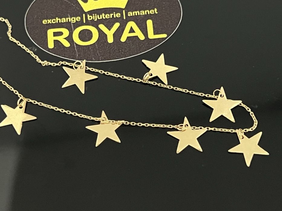 Bijuteria Royal CB : Lant stelute aur 14k 585   2,16 gr