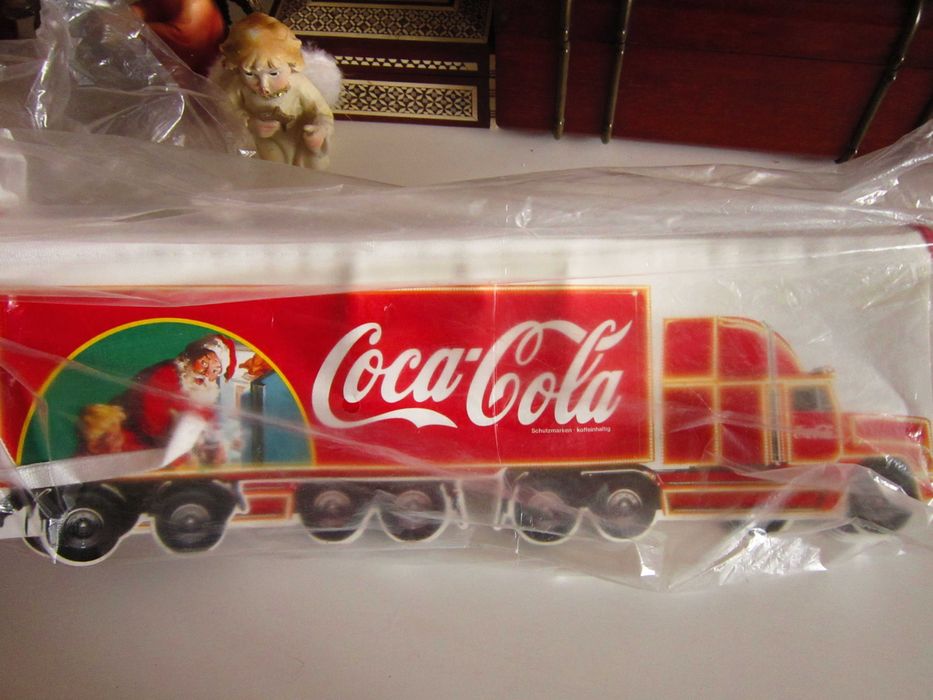 cadou Craciun Coca Cola Camion+ reclama 3D+calendar perpetuu