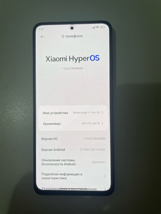 Redmi note 11 pro 5G