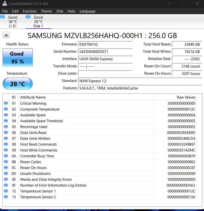 NVME SSD ссд Samsung PM981