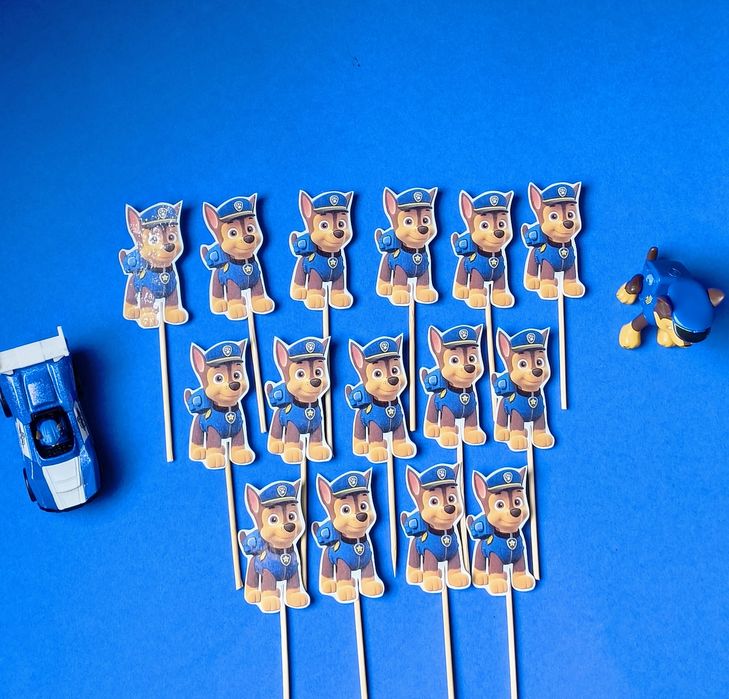 Toppere tort cu Chase din patrula cățelușilor