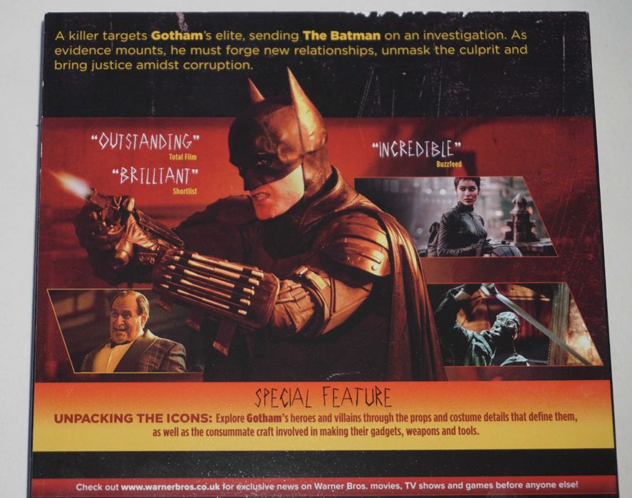 ЧИСТО НОВ ФИЛМ The Batman 2022 (PAL R2 DVD)
