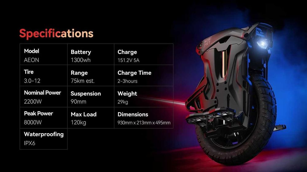 Моноколесо Nosfet Aeon