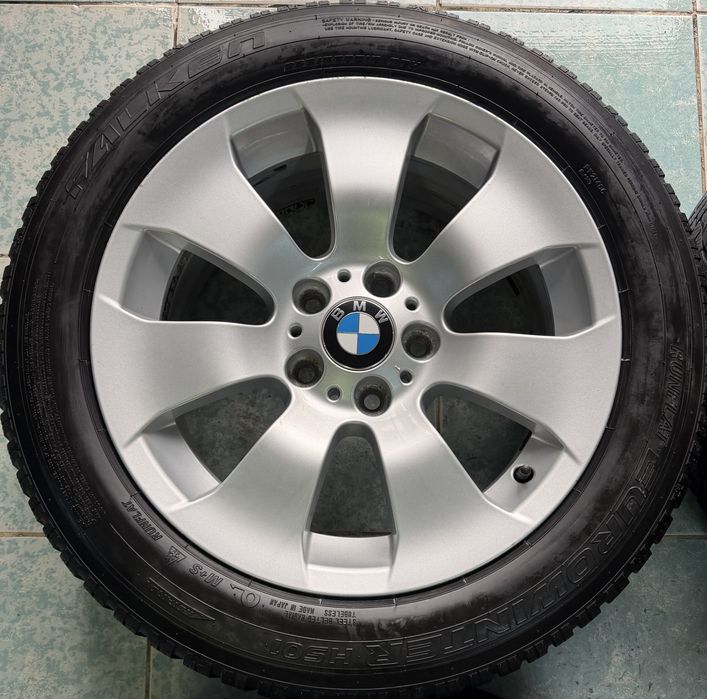 Jante aliaj R17 BMW F10 F11 anvelope 225/55/17 Iarna Falken