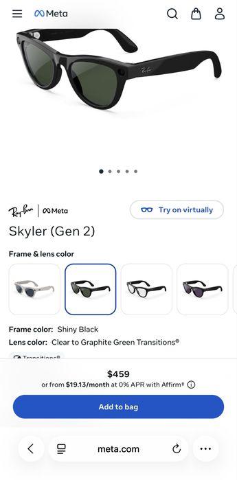 Ray-Ban Meta Skyler (Gen 2)