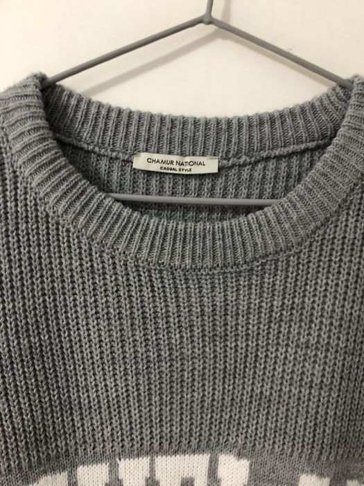 Свитер оверсайз и юбка