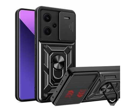 Husa pentru Xiaomi Redmi Note 13 Pro+, CamShield Pro, Neagra