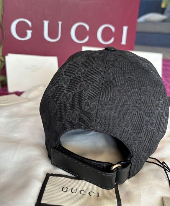 Sapca Gucci neagra originala nouă cu factura